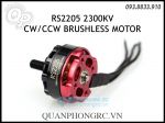 RS2205 2300KV RaceSpec Brushless Motor CW/CCW 3-4S