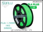 Nhựa In 3D Filament SUNLU PLA+ 1.75mm 1kg Green (Xanh Lá)