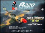Máy Bay WLtoys XK A220 P40 3D6G RC Airplane RTF Support FUTABA DSM S-Bus Rx