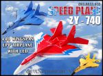 Máy Bay SU27 ZY 740 440mm Wingspan EPP RC Airplane RTF Kèm LED