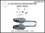 Bộ Canopy C186 PRO BO105 Helicopter Body Shell (Xám/Cam)