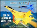 Máy Bay Mini J-11B 325mm Wingspan EPP Sea-Land-Air 3 in 1 RC Airplane RTF Kèm LED