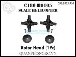Chữ T Nhựa C186 BO105 C187 EC135 Helicopter Plastic Rotor Head (1 Cái)