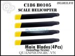 Bộ Cánh Chính C186 BO105 C187 EC135 Helicopter Main Blades (Vàng/Bạc) (4 Pcs)