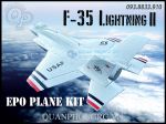 Kit Máy Bay EPO F-35 Lightning II Sải 62cm EDF 64mm (Không Gồm Đồ Điện)
