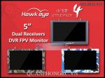 Màn Hình Hawkeye Little Pilot 4 5inch FPV Monitor with Dual Receivers DVR