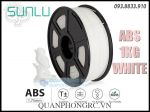 Nhựa In 3D Filament SUNLU ABS 1.75mm 1kg White (Trắng)