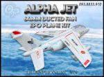 Kit Máy Bay EPO Alpha Jet Sải 74cm EDF 64mm (Không Gồm Đồ Điện)