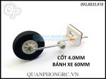 Càng Đáp Lái Mũi Arm Kim Loại Front Wheel Landing Gear Metal Arm 4.0mm