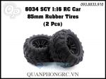 6034 Bánh Xe Cao Su 85mm Rubber Tires For SCY 1:16 RC Car 16101 16102 Pro (2 Cái)