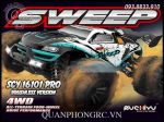 SCY 16101 PRO SWEEP Brushless 1/16 2.4G 4WD High Speed RC Truck Car With Head-up Wheels