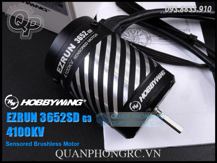 EZRUN 3652 SD G3 Motor - HOBBYWING North America
