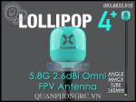 RHCP Foxeer Lollipop 4+ 5.8G 2.6dBi High Gain Omni FPV Antenna (Angle MMCX Tube Long) 16.5cm (1Pc)