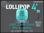 RHCP Foxeer Lollipop 4+ 5.8G 2.6dBi High Gain Omni FPV Antenna (Straight MMCX) 6cm (1Pc)