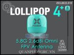 RHCP Foxeer Lollipop 4+ 5.8G 2.6dBi High Gain Omni FPV Antenna (UFL Tube Long) 16.5cm (1Pc)