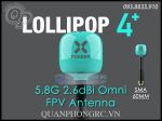 RHCP Foxeer Lollipop 4+ 5.8G 2.6dBi High Gain Omni FPV Antenna (SMA Kim) 6.0cm (1Pc)