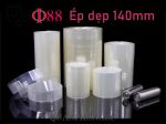 Màng Co Pin PVC Mỏng Trong Suốt Φ88mm Ép Dẹp 140mm (1 Mét)