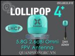 LHCP Foxeer Lollipop 4+ 5.8G 2.6dBi High Gain Omni FPV Antenna (SMA Kim) 6.0cm (1Pc) LHCP