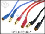 Dây Silicon Nối Dài Motor 20cm -25cm Jack Chuối 4.0mm (1 sợi)
