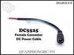 Cáp Nguồn 1 Đầu Cái DC5525 Plug Female Connector Power Cable 30cm