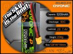 Ovonic 5200mAh 2S 90C 7.4V LiPo Battery XT60 Plug