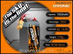 Ovonic PRO FPV 1550mAh 4S 150C 14.8V LiPo Battery XT60 Plug