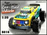 Xe Điều Khiển 1/20 2.4G 4WD High Speed RC Racing Car With LEDs S016 Yellow