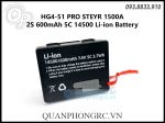 Pin 14500 600mAh 2S 7.4V 5C LiOn Battery For HG4-51 PRO STEYR 1500A Car
