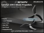 2 Cặp Cánh 3 Lá GEMFAN 2218 3-Blade Propellers 1.5mm Shaft (4 Cái)