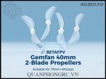 2 Cặp Cánh 2 Lá GEMFAN 1610 40mm 2-Blade Propellers 1.0mm Shaft (4 Cái)