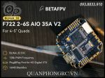 BETAFPV F722 35A 2-6S AIO Brushless Flight Controller V2 (BLHeli_32)