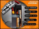 Ovonic AIR 6000mAh 6S 100C 22.2V LiPo Battery XT60 Plug