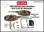 Bộ Canopy C189 MD500 RC Helicopter Body Shell Kit (Không Gồm Bộ Vũ Khí)