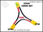 Jack nối tiếp pin XT90S chống nẹt nối tiếp tăng Volt dây 9awg / 10awg
