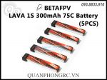 BETAFPV LAVA 300mAh 1S 75C 3.8V LiHV Battery BT2.0 Plug (5 Pcs)