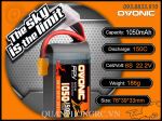 Ovonic 1050mAh 6S 150C 22.2V LiPo Battery XT60 Plug