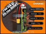 Ovonic 2200mAh 3S 75C 11.1V LiPo Battery XT60 Plug