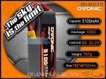 Ovonic AIR 5100mAh 6S 100C 22.2V LiPo Battery XT90 Plug