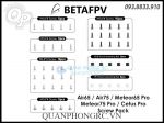 Bộ Ốc BETAFPV Air65 / Air75 / Meteor65 Pro / Meteor75 Pro / Cetus Pro Screw Pack