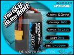 Ovonic FPV Xanh Dương 1300mAh 6S 160C 22.2V LiPo Battery XT60 Plug