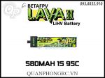 BETAFPV LAVA II 580mAh 1S 95C 3.8V LiHV Battery BT2.0 Plug (1 Pc)