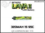 BETAFPV LAVA II 320mAh 1S 95C 3.8V LiHV Battery BT2.0 Plug (1 Pc)