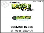 BETAFPV LAVA II 280mAh 1S 95C 3.8V LiHV Battery BT2.0 Plug (1 Pc)