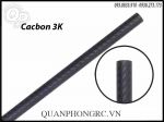Ống Cacbon 3K - Carbon 3K Tube 20mm OD x 18mm ID (1 Mét)