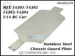 Thép Bảo Vệ Gầm Xe Điều Khiển MJX 14301 14302 14303 14304 RC Car Steel Chassis Guard Plate