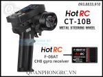 Tay Điều Khiển HOTRC CT-10B 10CH 2.4G RC vô lăng kim loại + Rx F-08AT