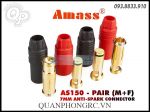 Cặp Jack Chống Nẹt Đỏ/Đen Amass AS150 7mm Anti-Spark Connector Red/Black (1 Cặp)
