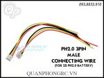 Jack Đực PH2.0 3Pin Kết Nối Pin 2S Battery PH2.0 3Pin Male Connecting Wire 10cm (1 Cái)
