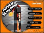 Ovonic FPV 550mAh 2S 150C 7.6V LiHV Battery XT30 Plug
