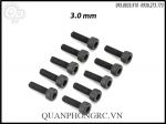 Steel Button Head Screw M3 x 12MM (10pcs -10 con)